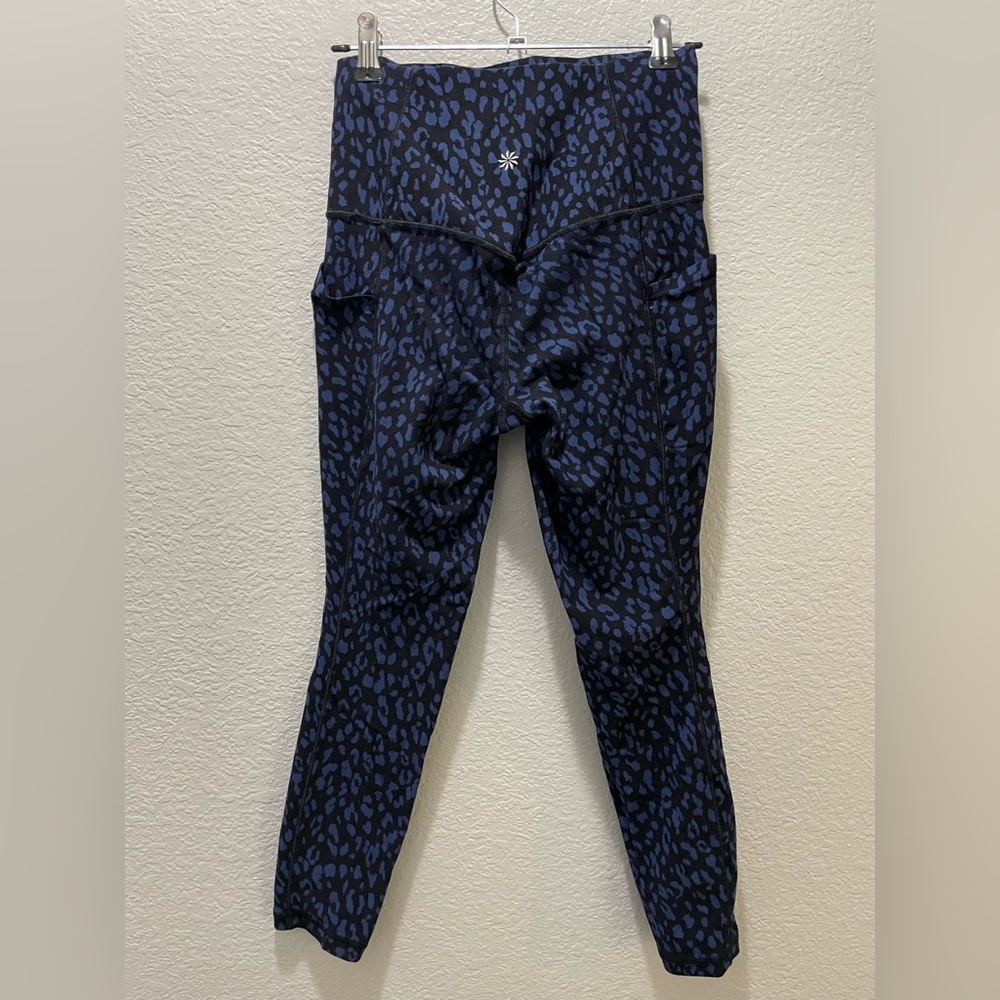 Athleta Salutation Stash Pocket Print 7/8 Leggings XS
